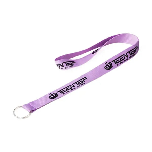 5/8" FLAT POLYESTER LANYARD
