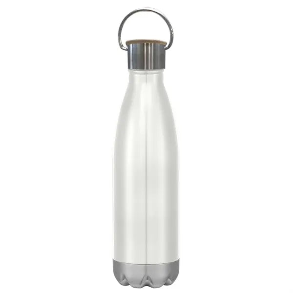 16 Oz. Urban Stainless Steel Bottle With Bamboo Lid