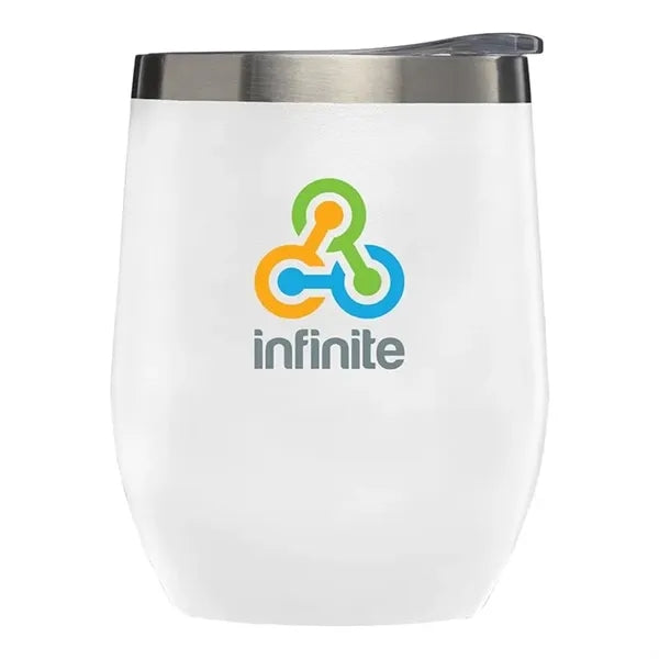 Escape - 11 oz. Double-Wall Stainless Wine Cup - Full Color