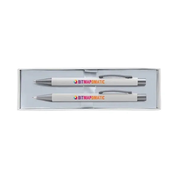 Bold Pen & Pencil Gift Set - Full Color on Pen, Pencil & Box