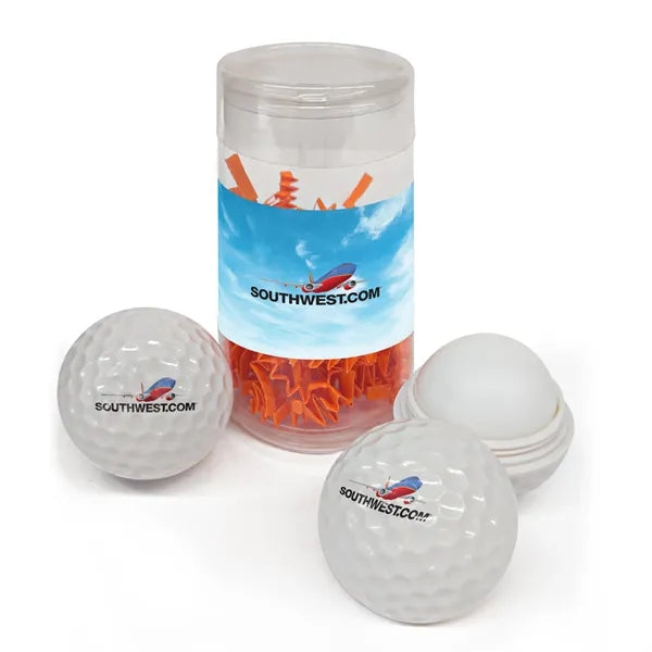 PVC TUBE 2 Pack with Golf Chap Balm
