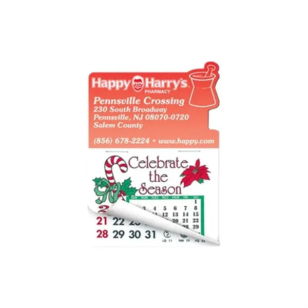 Mortar & Pestel Calendar Pad Sticker W/ Tear Away Calendar