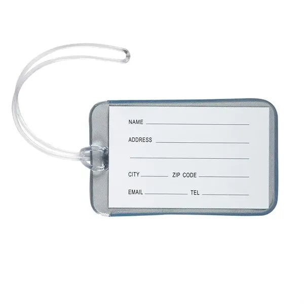 Travel suitcase label