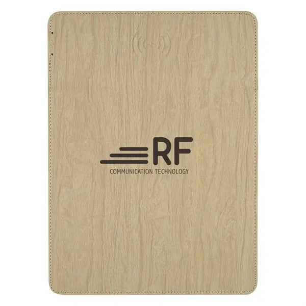 Wood-Designed Wireless Charger Mouse Pad