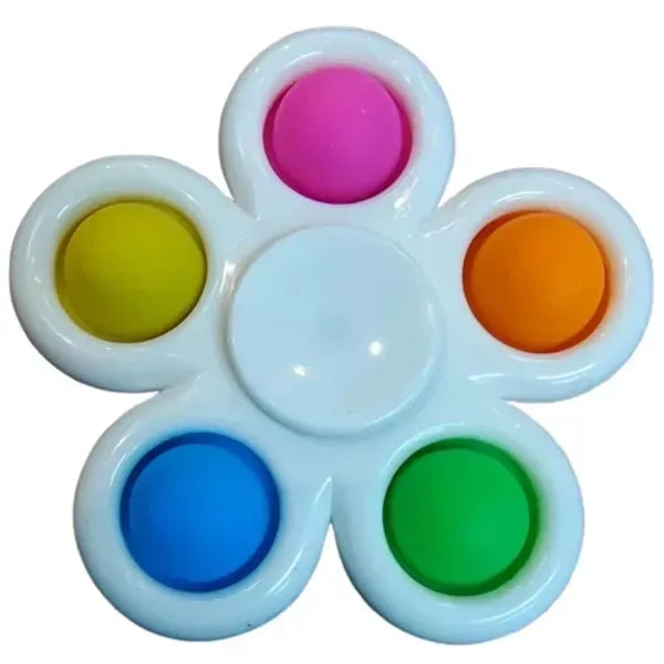 Colorful Silent Fidget Spinner Toy