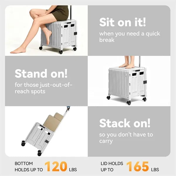 Heavy Duty Rolling Cart for Stairs