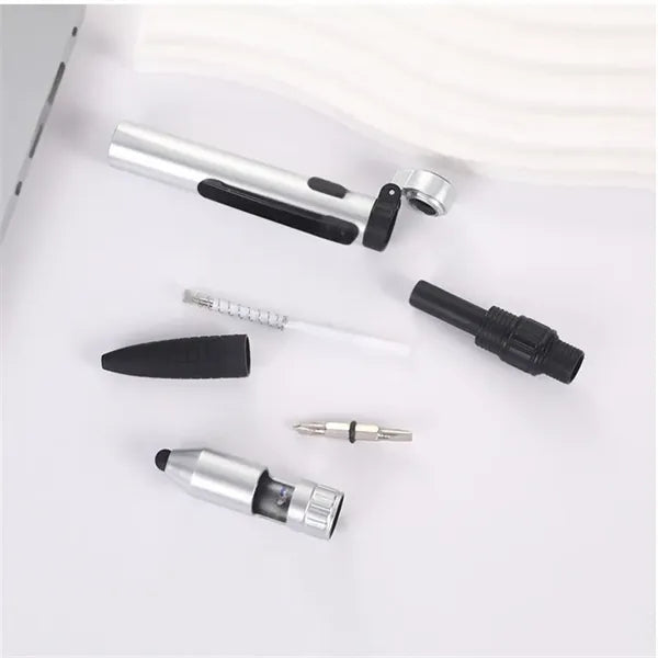 LED Compass Multifunctional Ballpoint Pen