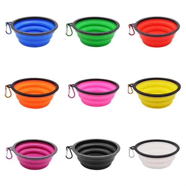 TPE Collapsible Dog Bowls with Clasp
