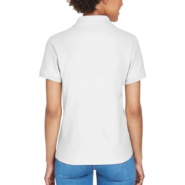 Devon & Jones Ladies' Short-Sleeve Y-Collar Polo Shirt