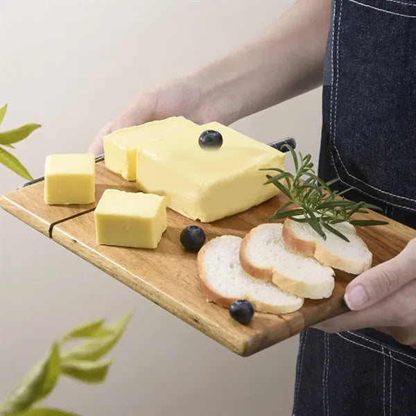 Wooden Cheese Slicer with Cutting Board