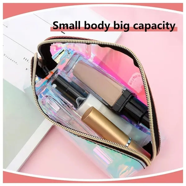 Iridescent Cosmetic Pouch Bag