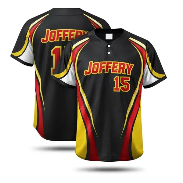 Premium Men's Sublimated 2-Button Baseball Jersey