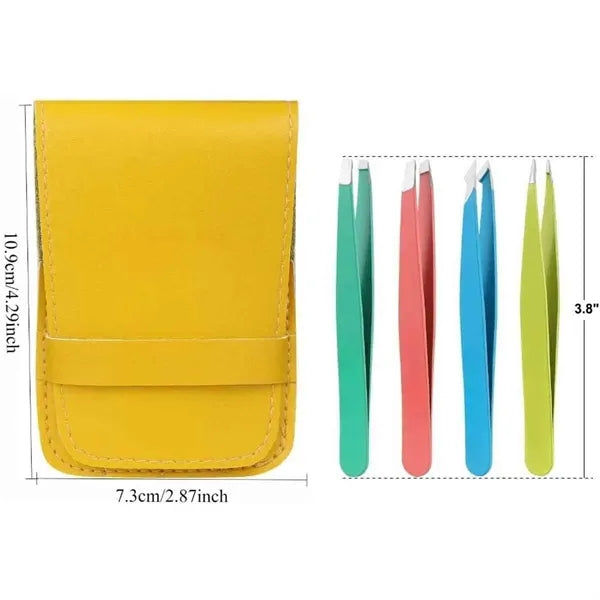 Tweezers Set with Travel Case