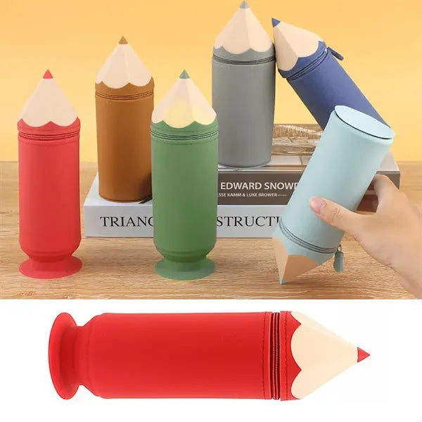 Pencil Shaped Expandable Pen Case