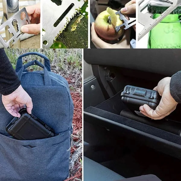 Outdoor Survival Gear Kit with Case