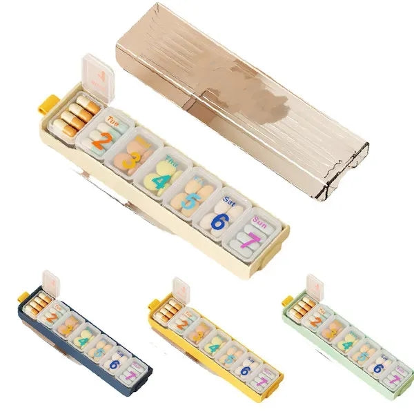Portable 7 Day Medicine Box