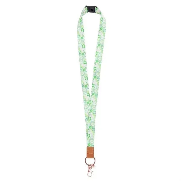 3/4" Polyester Breakaway Lanyard ID Badge Holder W/ Hook