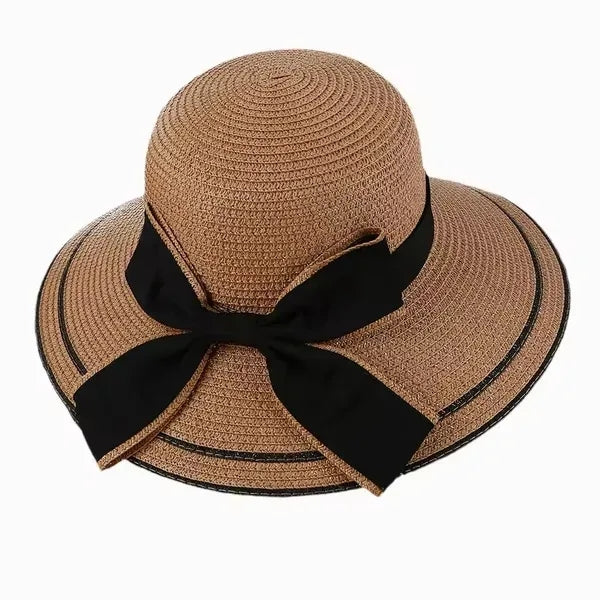 Wide Brim Straw Beach Sun Hat