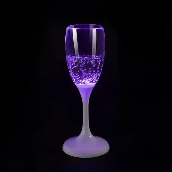 LED Wine Champagne Flute Glasses 4oz