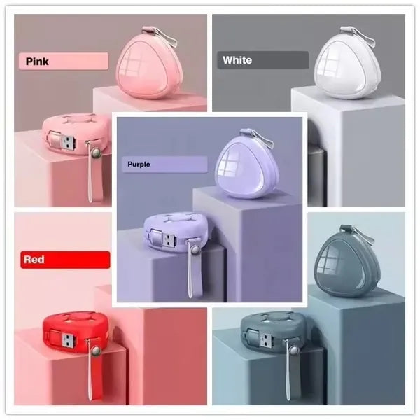 3 in 1 Retractable Multi Charging Cable