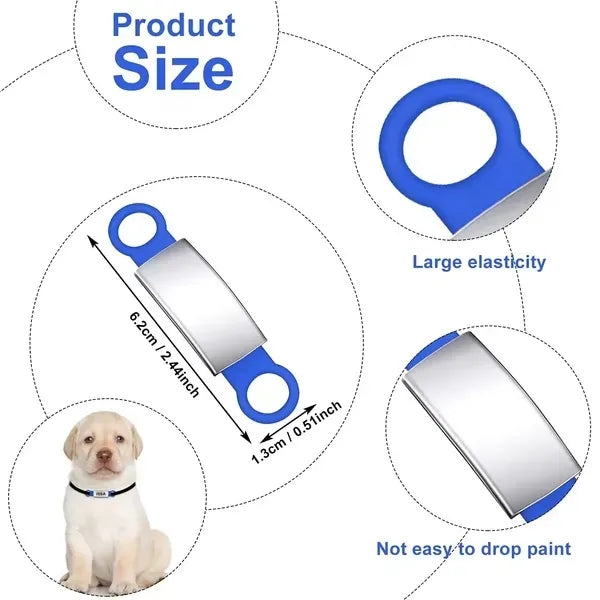 Silicone Dog Id Tag