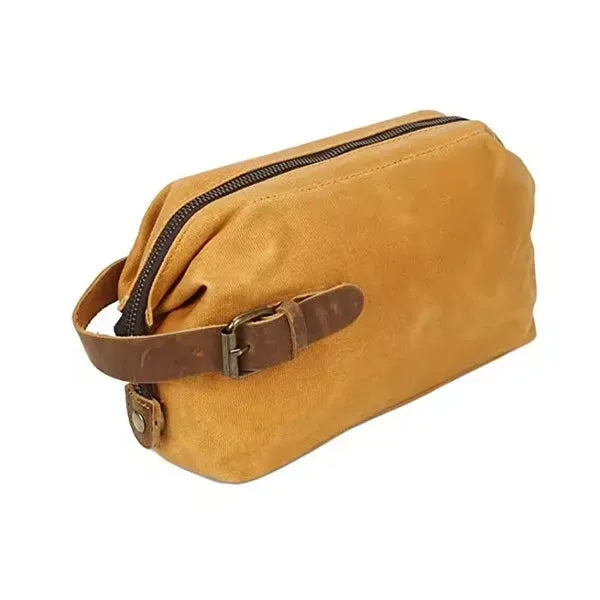Waxed Canvas Toiletry Bag