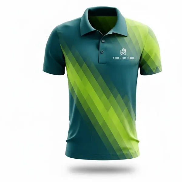 Unisex Sublimated Short Sleeve Polo shirt-150G Interlock
