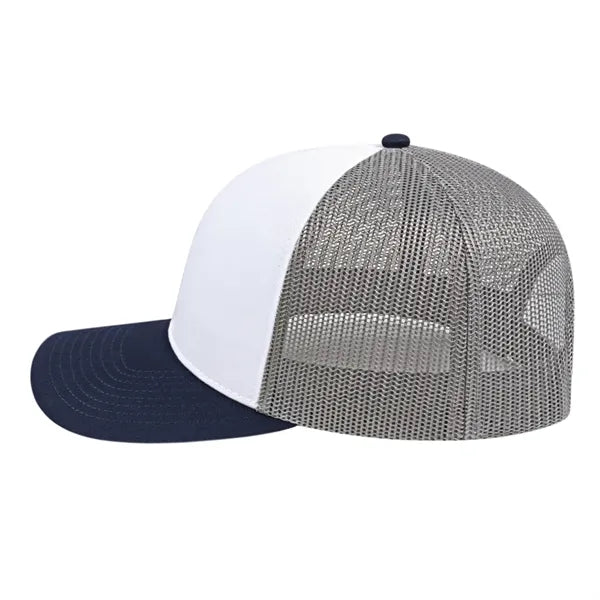 Cap America Poly/Cotton Trucker Mesh Back Cap