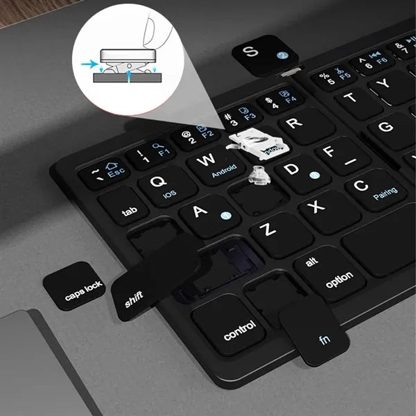 Foldable Bluetooth Keyboard For Home Work Travel Study