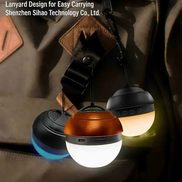 LED Mini Bluetooth Speaker With Lanyard