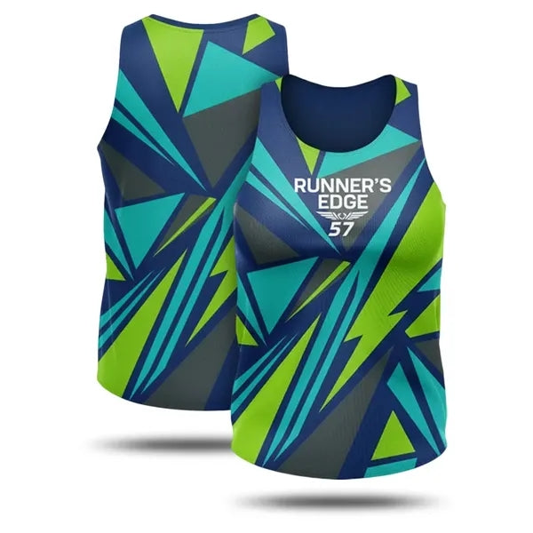 Women's Mesh Sublimated Jersey Style Tank Top