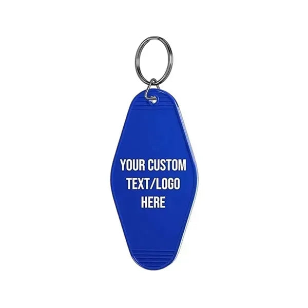 Colorful Plastic Hotel Keychain Motel Key Tag