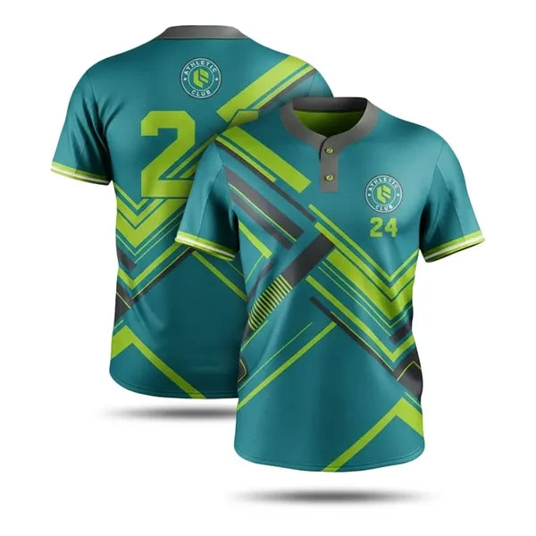 Men's Sublimated 2 Button Rugby Jersey