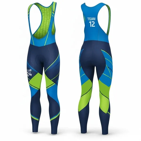 Unisex Sublimated Cycling Bib Tights