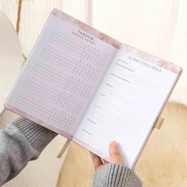 A5 PU Reading Journal Notebook