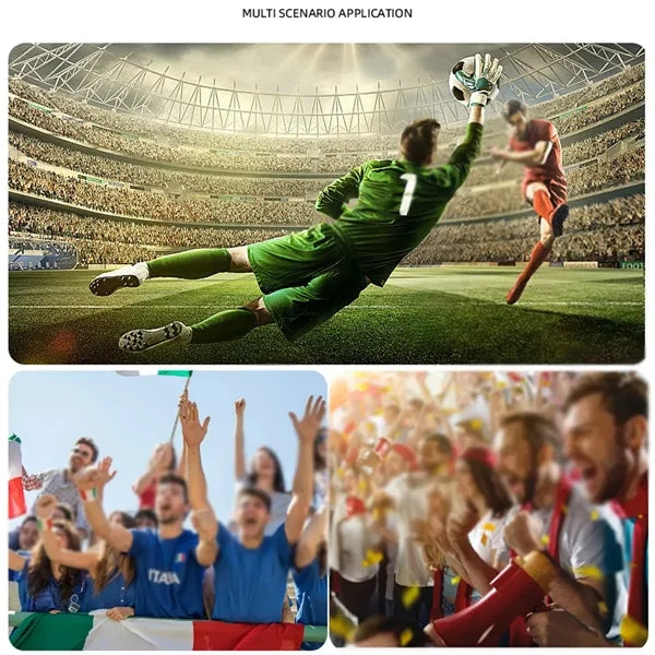 Stadium horn with nation flags noisemakers for soccer party