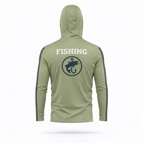SolarProtec Sublimated Long Sleeve Hooded T-Shirt with Gaite