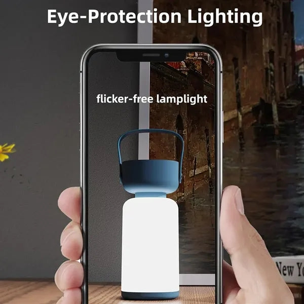 Portable dimmable handle cordless rechargeable table lamp