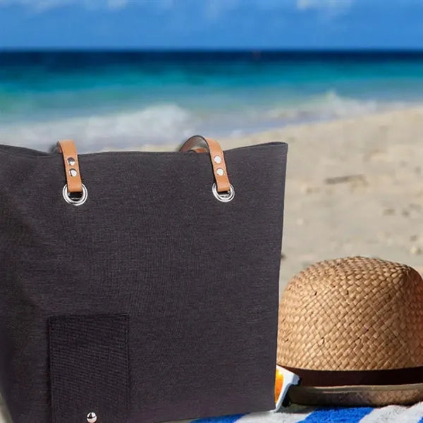 Large beach concert hidden dispenser wine purse tote bag