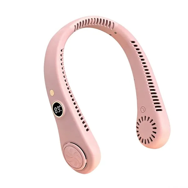 Portable Bladeless Neck Fans With 5 Speeds Levels