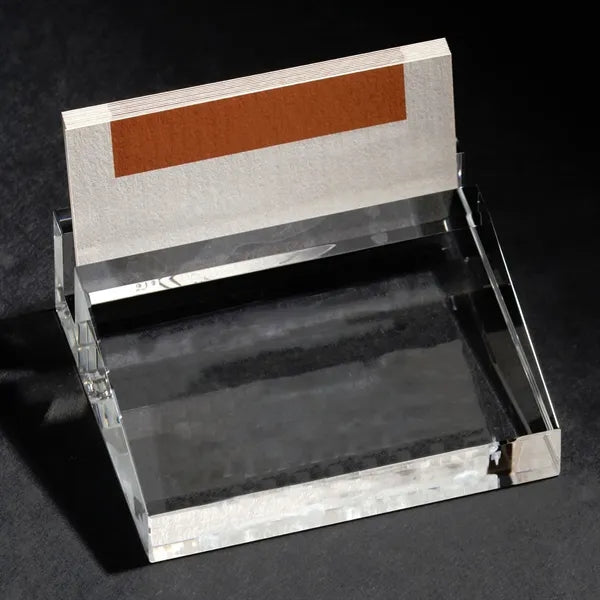 3D Crystal Business Card Holder
