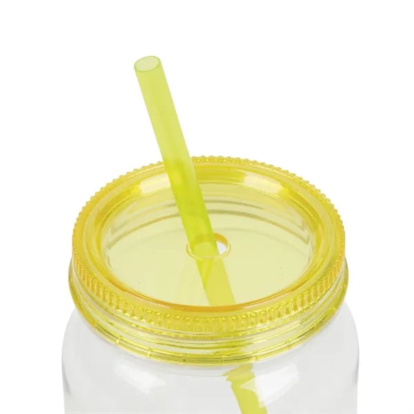 Bootlegger II 27 oz. RPET Mason Jar Tumbler
