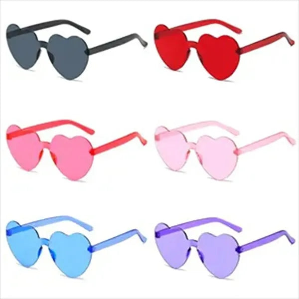 Heart Shape Rimless Glasses