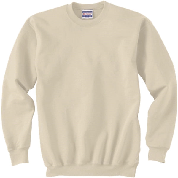 Hanes 90/10 Ultimate Cotton Crew - White/Neutral