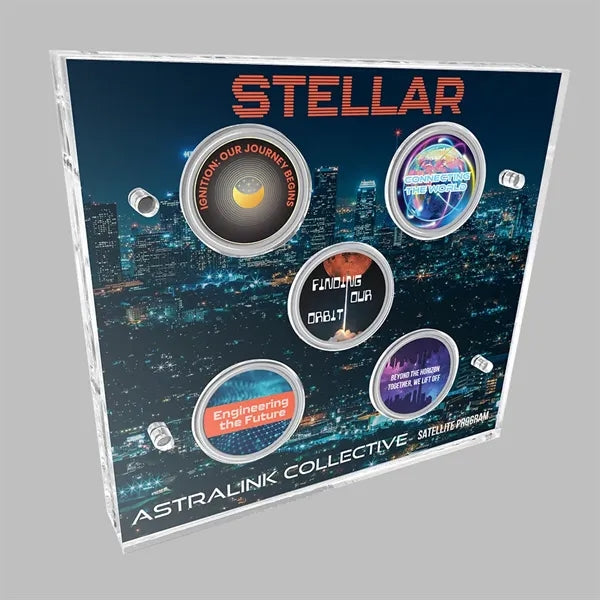 Acrylic Coin Display / Holder Full Bleed Color