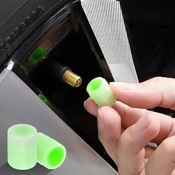 Plastic Light Up Valve Stem Cap