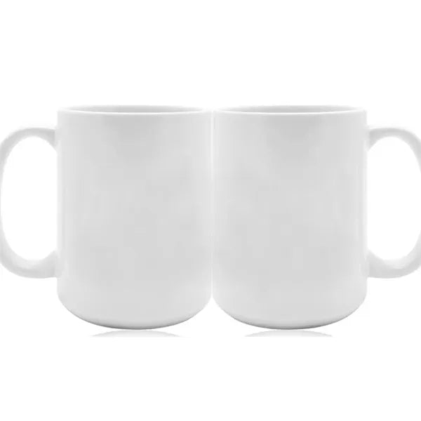 15 oz. Full Color Wrap Around Ceramic Custom Mug