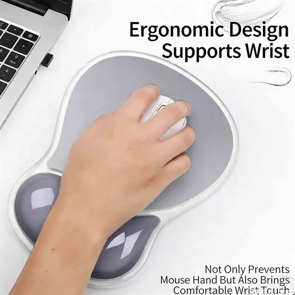 Silicone Mouse Pad with Wrist Support
