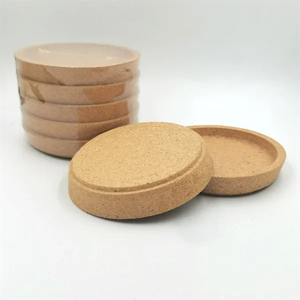 Round Cork Cup Coaster