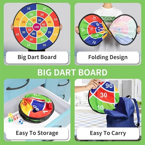 29" Large Dart Board for Kids